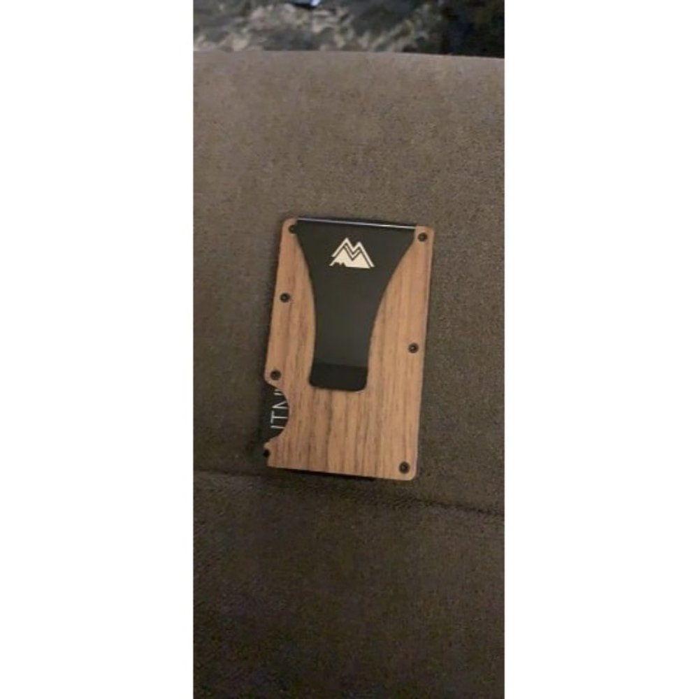 Minimalist  Cash Strap, Money Clip and Bi-Fold Card Holder Wallet